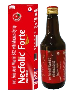 NECFOLIC-FORTE SYRUP